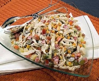 Salada de Frango & Legumes