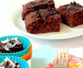 torta al triplo cioccolato e amarene,una non torta di compleanno!