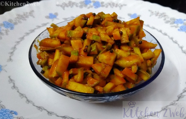 Instant Cut Mango Pickle(No Vinegar and No Preservative)