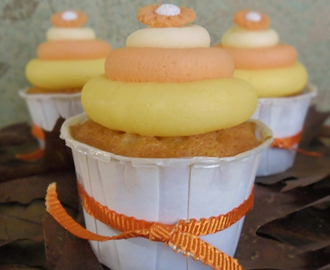 Pompoen Cupcakes
