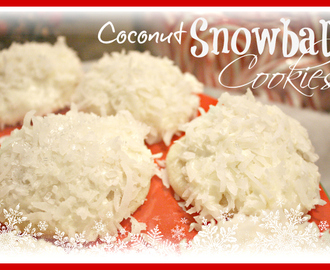 Coconut Snowball Cookies