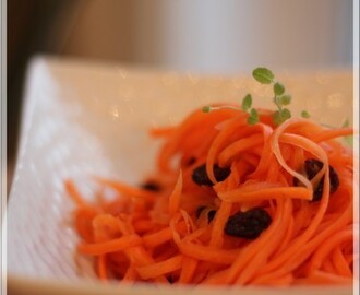 ~Salade de carottes râpées à l'orange et à la cannelle~