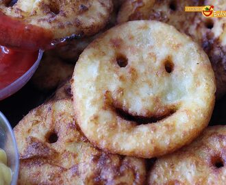 Patatas fritas sonrientes