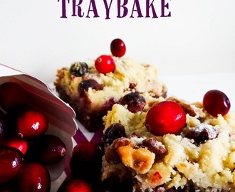 Cranberry Mincemeat Traybake