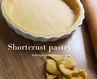 Basic Shortcrust (Pie) Pastry / Trapi tešla krepšeliams (tartoms)