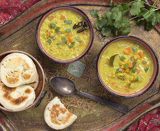 Mulligatawny soep in Indiase stijl
