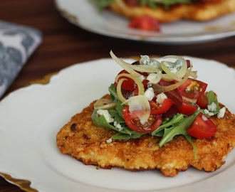 Pan-Fried Chicken with Tomato Fennel Salad