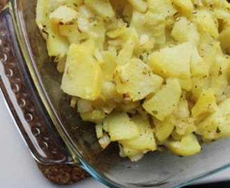 Gebakken aardappels uit de oven