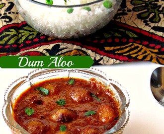 Dum aloo  - A Kashmiri Dish -With stepwise pictures - Blogging marathon #27