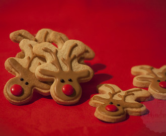 Kerstkoekjes: Rudolph the rednose reindeer
