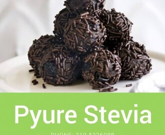 Σοκολατάκια τρούφας με Pyure Stevia, από την Stevia pyure greece και το  naturalbuys.gr!