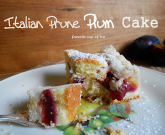 Italian Prune Plum Cake (Ciasto Ucierane ze Śliwkami)