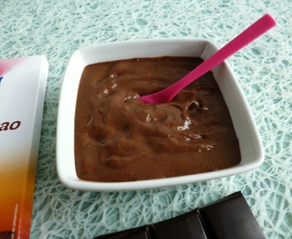 crème dessert diététique allégée cacao moka et konjac à seulement 70 kcal (sans gluten, sans sucre ni beurre ni oeuf)