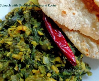 Spinach with Dal / Keerai Kootu