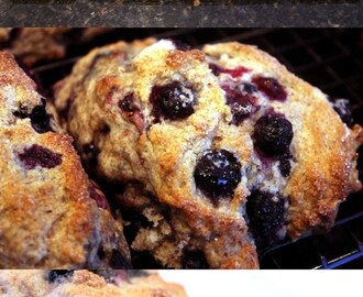 Low Fat Whole Wheat Blueberry Scones