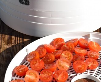 Gekonfijte tomaatjes uit de DOMO voedseldroger