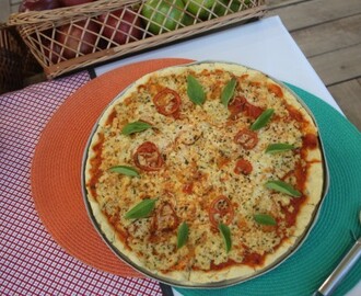 Receita – Pizza vegana glúten free