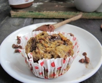 NUTELLA BANANA SWIRL WHEAT MUFFINS - FIRST GUEST POST ON MY SPACE FROM PREETI