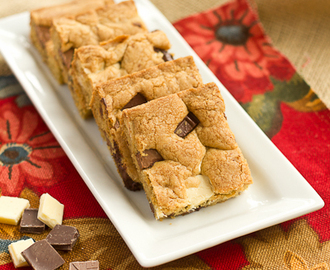 Brown Butter Chocolate Chunk Bars…#TwoSweetiePies, #TakeYourPlace, #FoodBloggersAgainstHunger