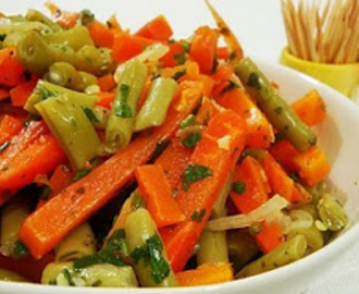 Salada de Vagem com Cenoura