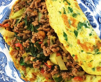Gevulde “Thaise” Omelet