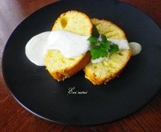 Citromos sütemény őzgerincben sütve vaníliás - citromos mascarponekrémmel