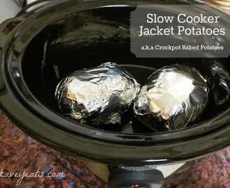 Slow Cooker (Crockpot) Jacket Potatoes