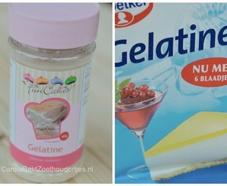 Gelatine blaadjes vs gelatine poeder