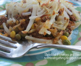 Shredded Potatoes and Beef Casserole {gluten, dairy, egg-free}