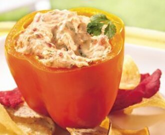 Roasted Red Pepper and Artichoke Dip