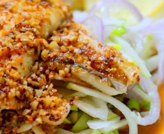 Thai Style Sea Bass & Apple Salad