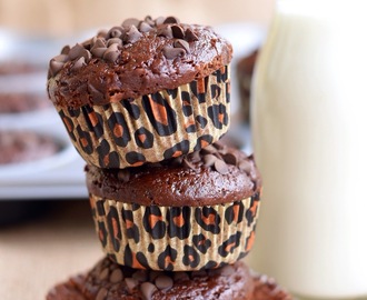 Eat well - Muffins al cioccolato (senza uova, burro e latte)