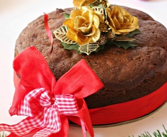 Chocolate Christmas Fruit Cake