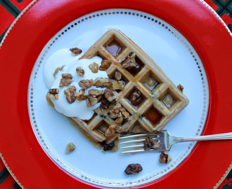 Mincemeat Waffles (a simple Christmas leftovers recipe)