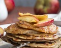 Egg-less Whole wheat apple pie pancakes