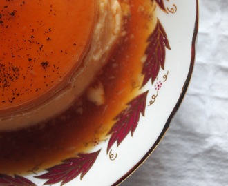 a note to baba on father's day + crème caramel