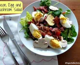 Bacon, Egg and Mushroom Salad