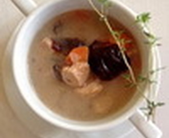 Aszalt szilvás pulykaragu leves recept