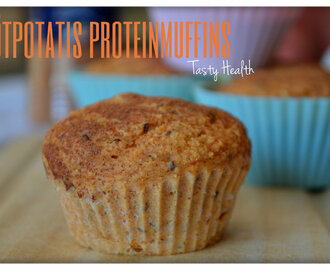 Sötpotatis-proteinmuffins