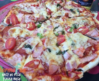 ThermoFun – MAD MONDAY – Easy NO Rise Pizza Base Recipe