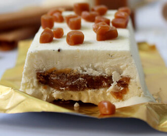 NoÃ«l : Mini-bÃ»ches glacÃ©es caramel & gavottes