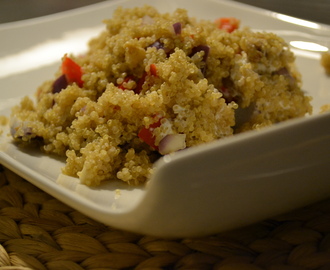 Recept: quinoa met paprika & geitenkaas
