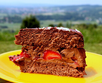 Tort czekoladowo-czekoladowy, marzenie czekoladoholika!