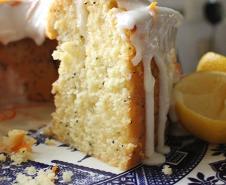 Lemon poppy seed cake and processes