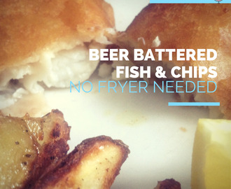 World Cup Special Recipe - England vs Uruguay - Beer Battered Fish and Chips (No fryer needed)!
