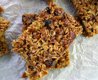 dried apricot, fig and fennel seed flapjacks