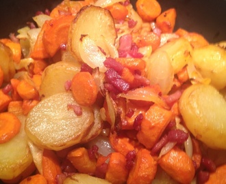 Poêlée carottes et pomme de terre à l'actifry (ou pas)