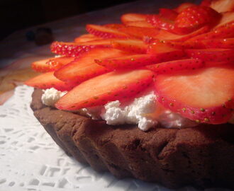 Epres túrótorta / strawberry cheesecake