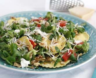 Supersnelle ravioli salade