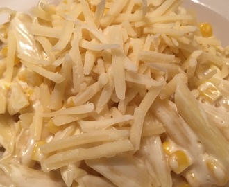 Easy Cheese & Sweetcorn Pasta
